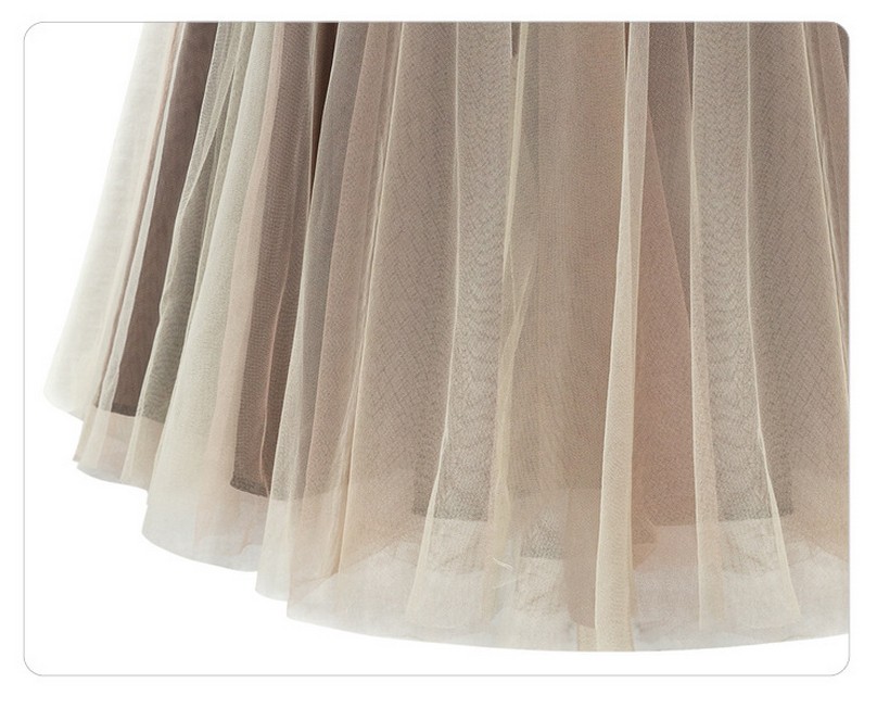 F2495 Layered Maxi Mesh Tulle Petticoat Tutu Skirts